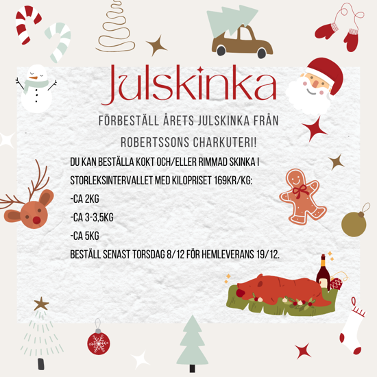 Bild på Rimmad Julskinka ca 2kg